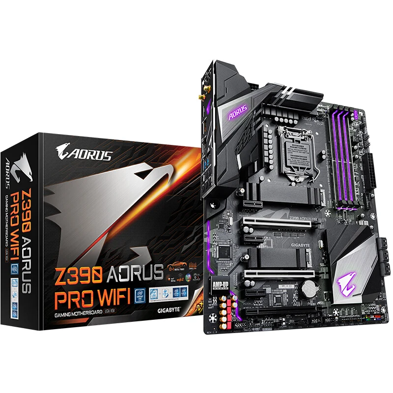 GIGABYTE Z390 AORUS PRO WIFI Motherboard with Intel Core i9-9900K